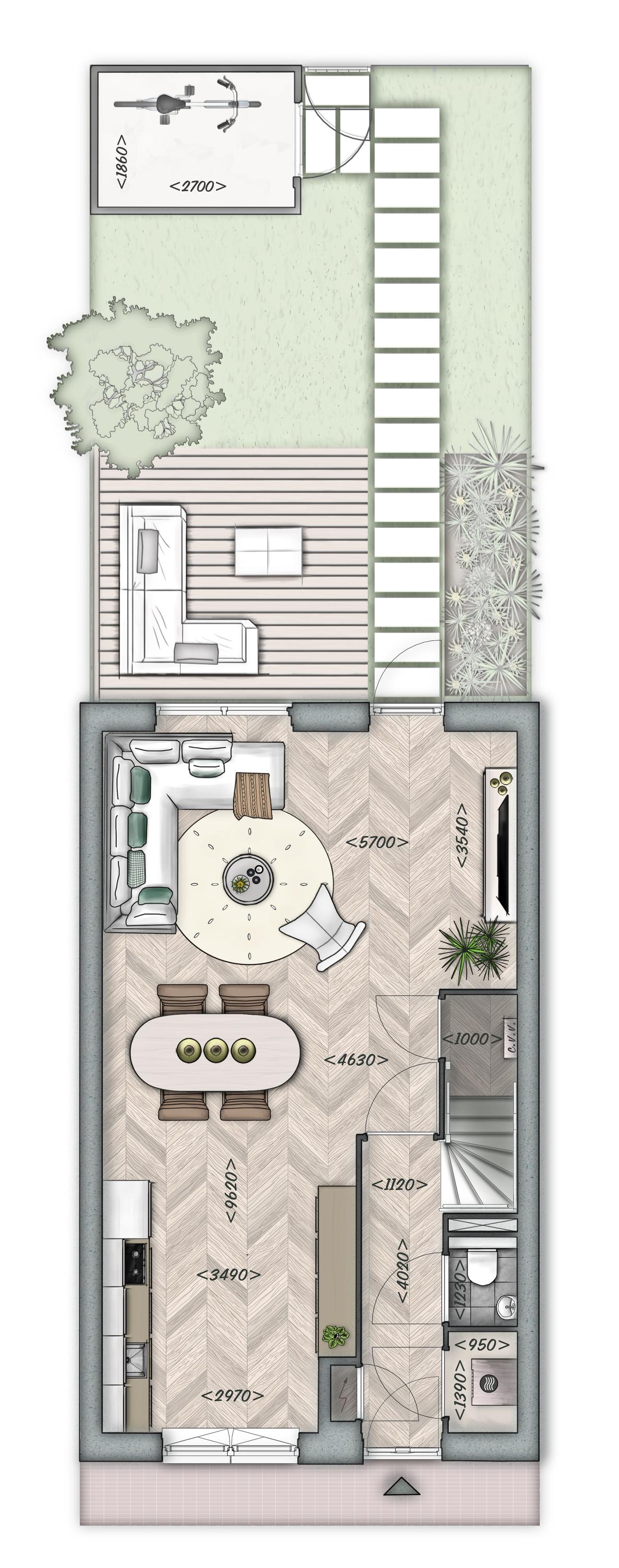 TUSSENWONING | TYPE A, bouwnummer 3 , afbeelding 1