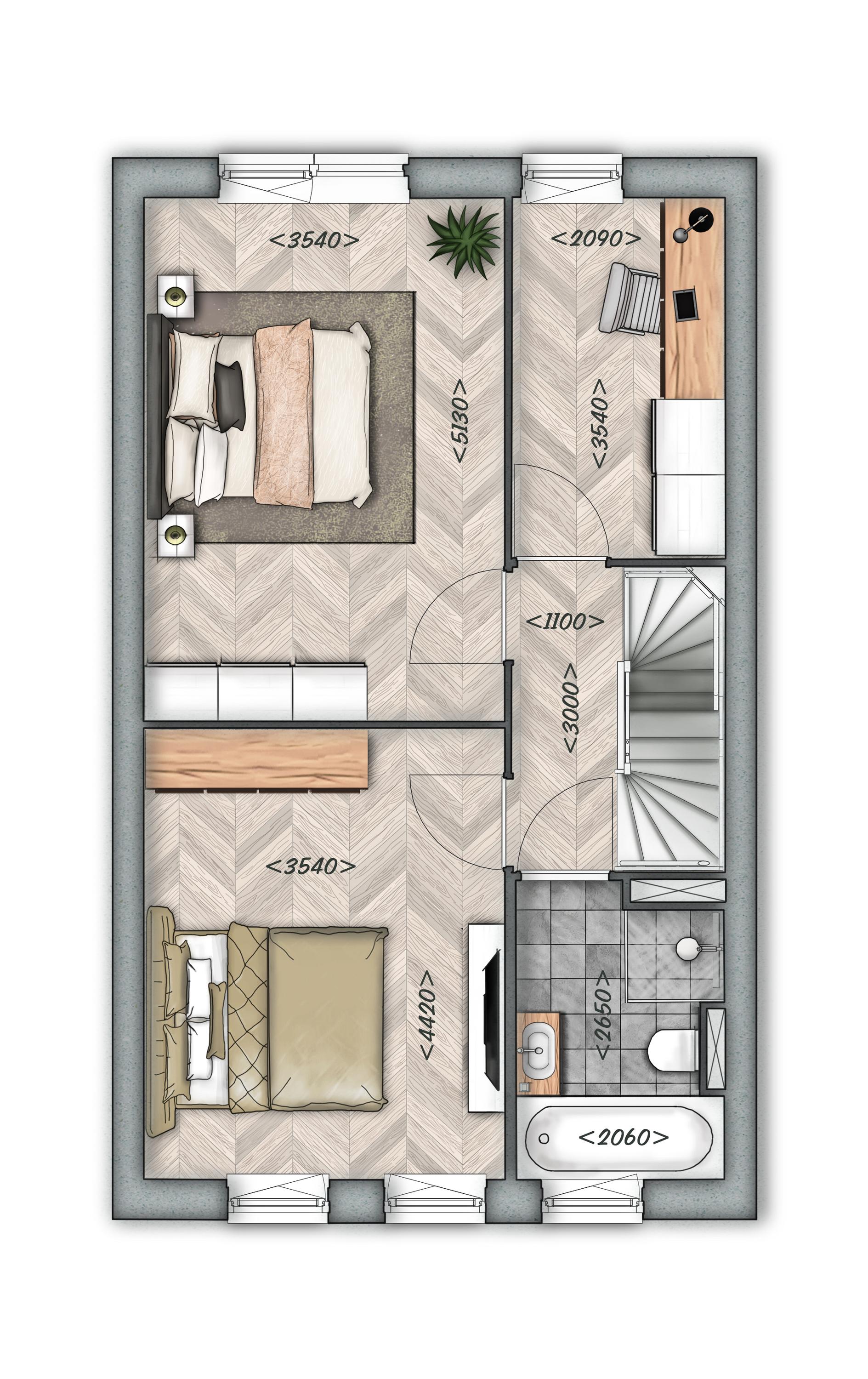 TUSSENWONING | TYPE A, bouwnummer 3 , afbeelding 2