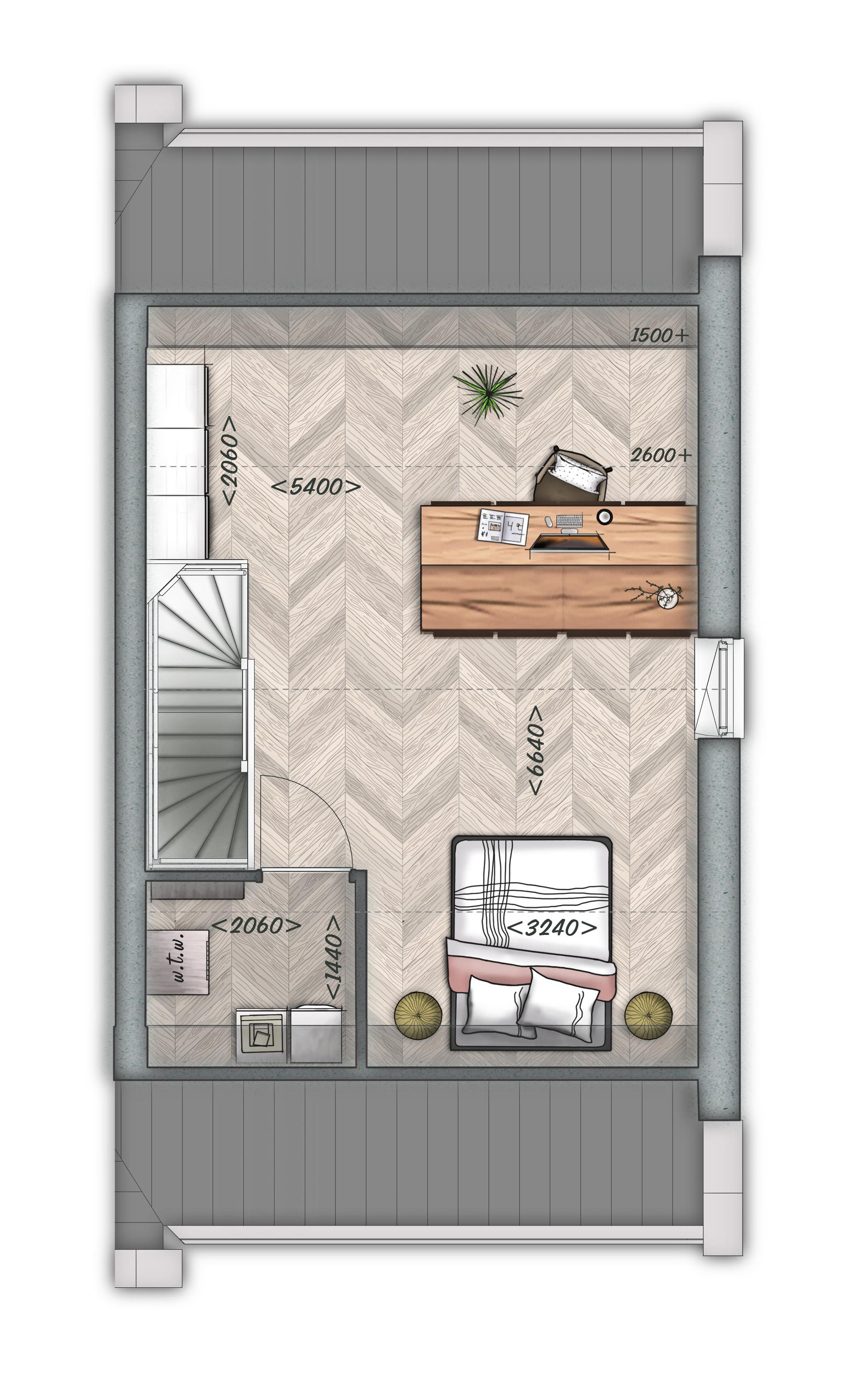 2 ONDER 1 KAPWONING MET GARAGE | TYPE D, bouwnummer 6 , afbeelding 3