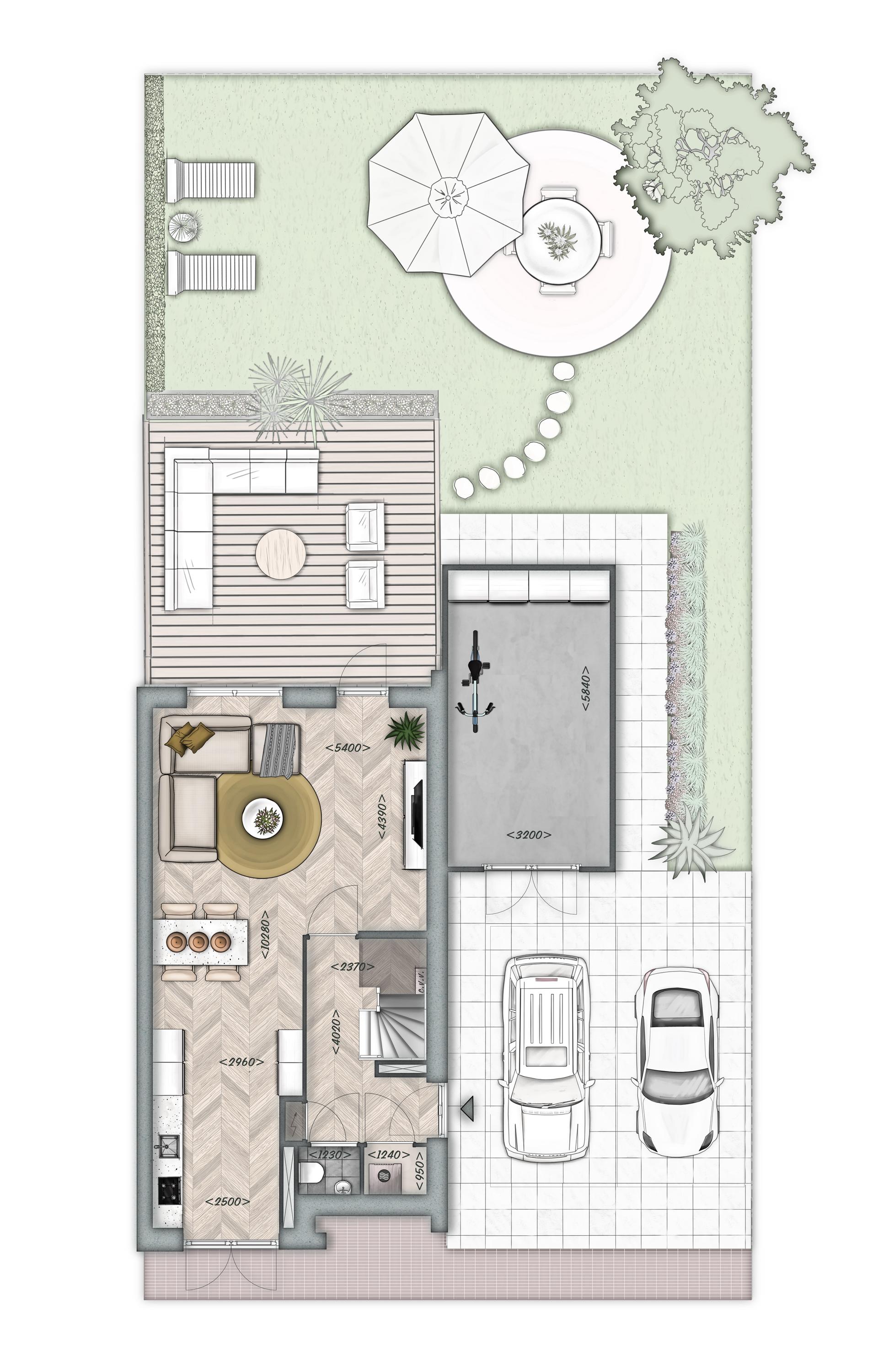2 ONDER 1 KAPWONING MET GARAGE | TYPE D, bouwnummer 8 , afbeelding 1