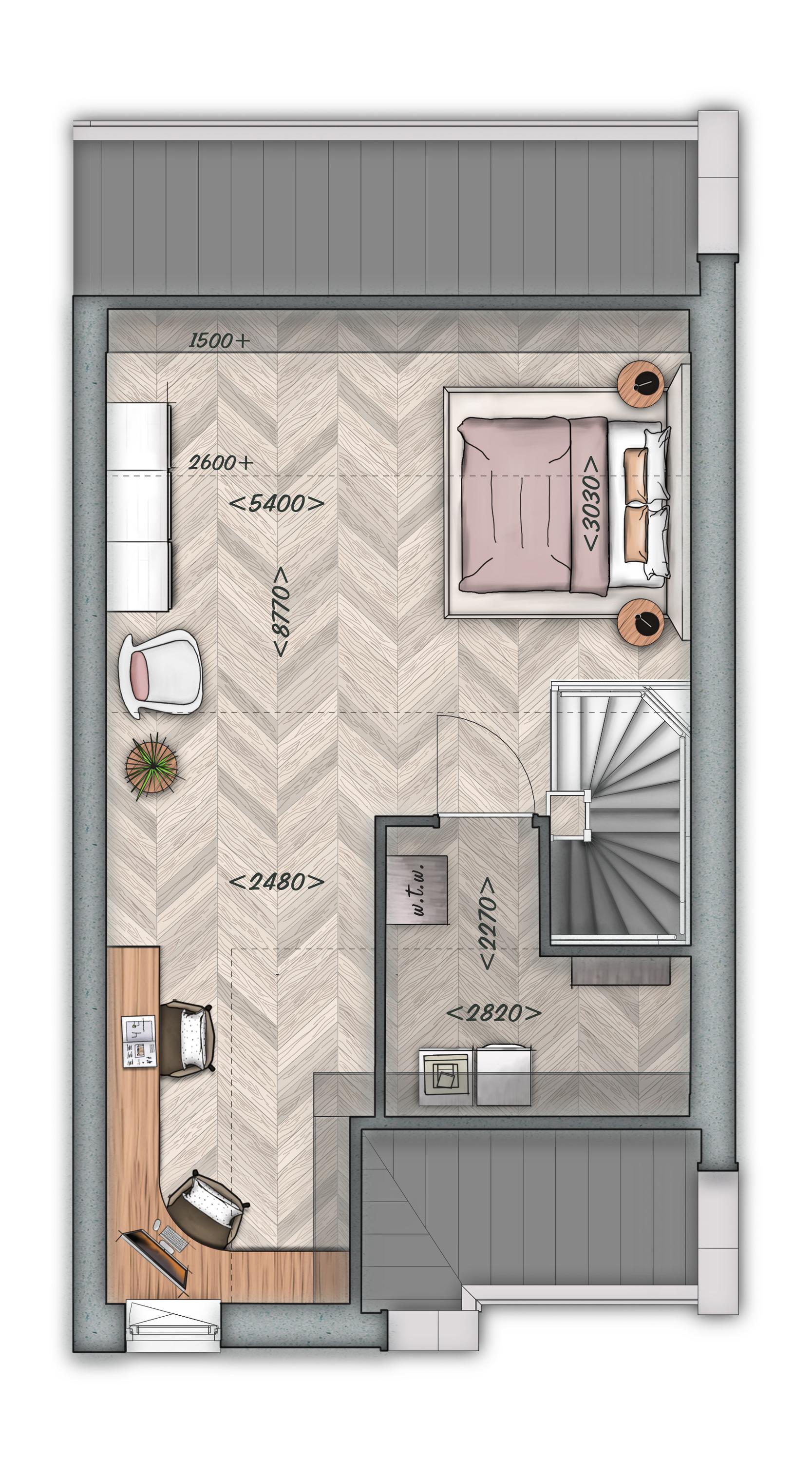 2 ONDER 1 KAPWONING MET GARAGE | TYPE D, bouwnummer 8 , afbeelding 3