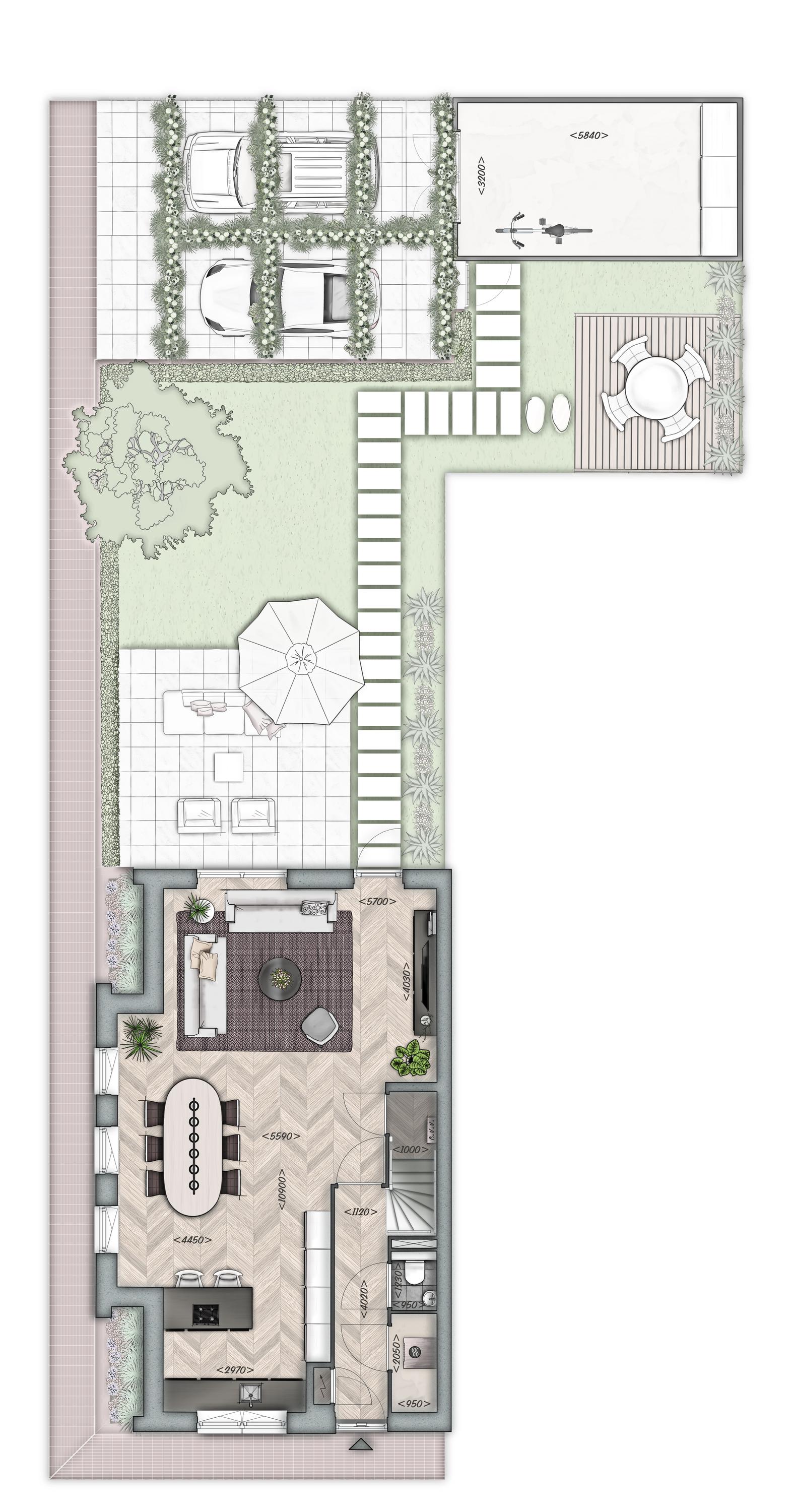 2 ONDER 1 KAPWONING MET GARAGE XL | TYPE E, bouwnummer 5 , afbeelding 1