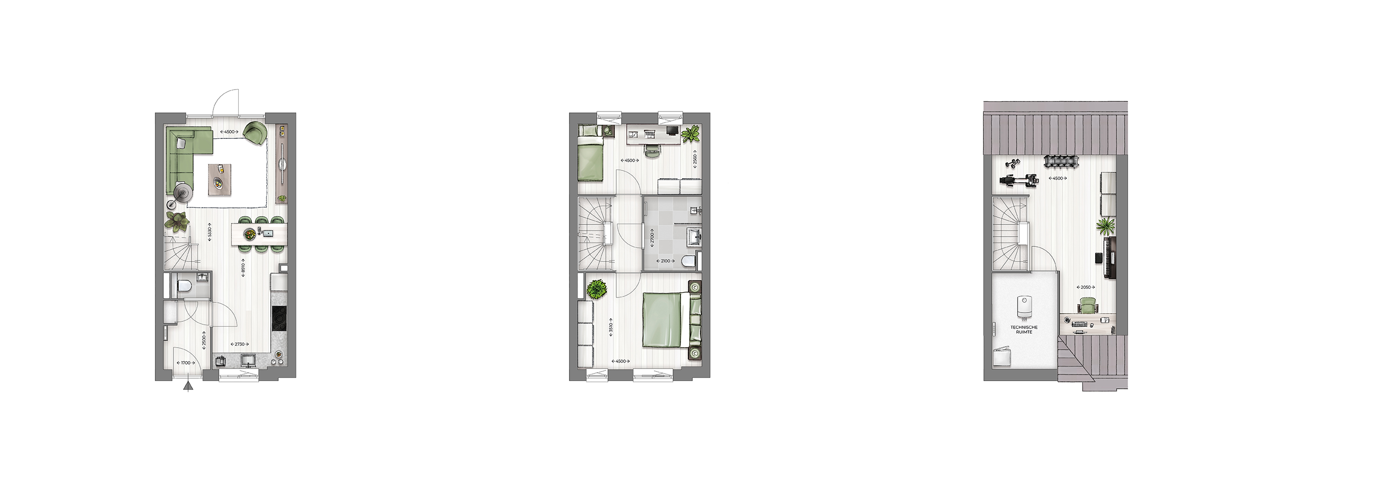 HOEK - EN TUSSENWONINGEN | GISELA, bouwnummer 43 , afbeelding 2