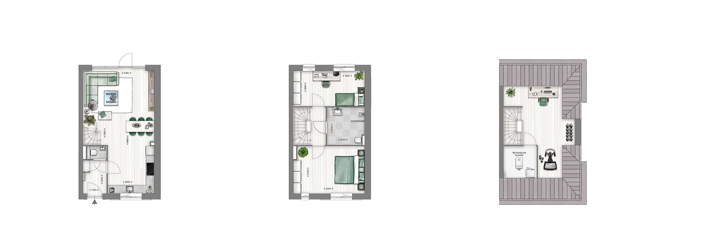 HOEK - EN TUSSENWONINGEN | GISELA, bouwnummer 47 , afbeelding 2