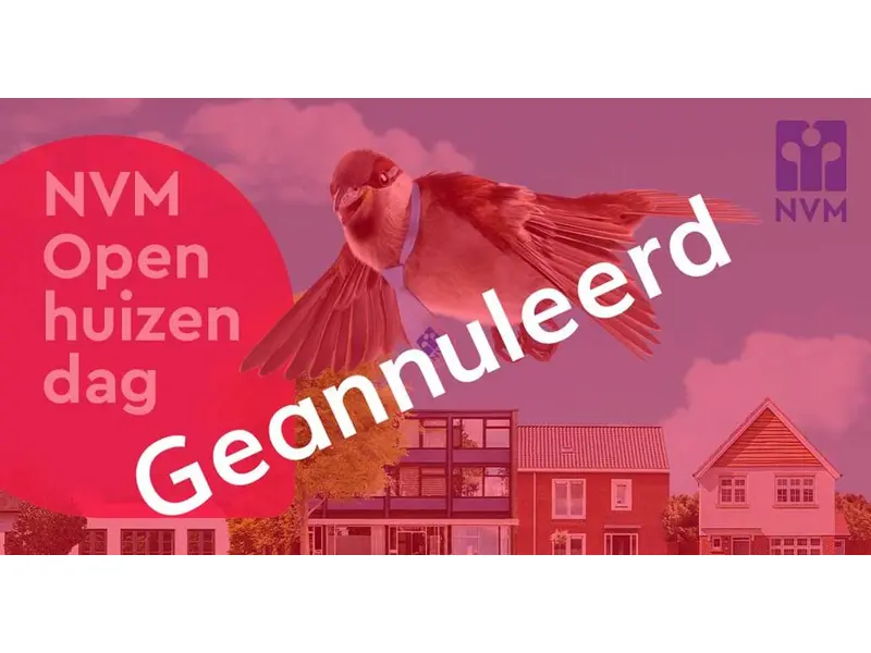 Ook geen NVM Open Huizen Dag in oktober