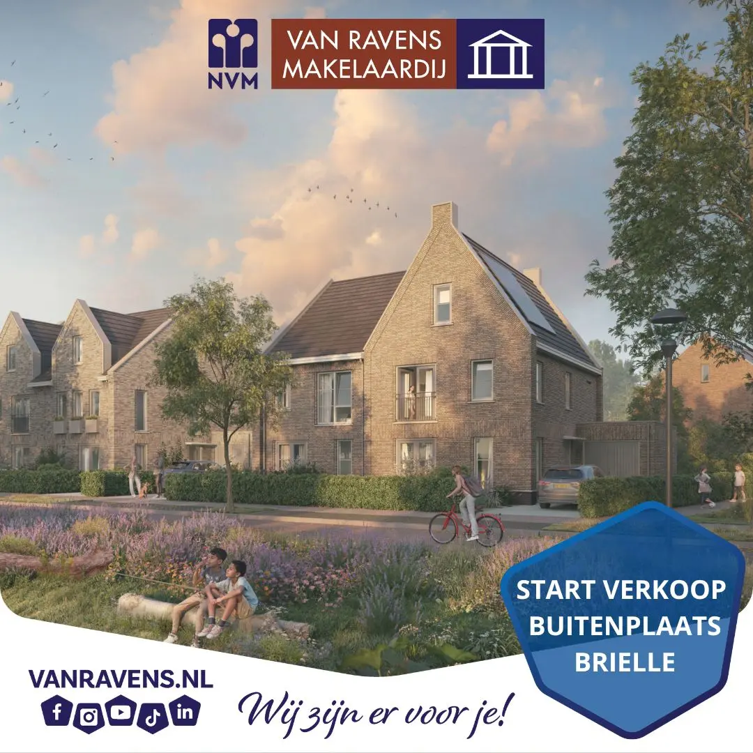 Verkoopdatum fase 1 bekend Buitenplaats Brielle!
