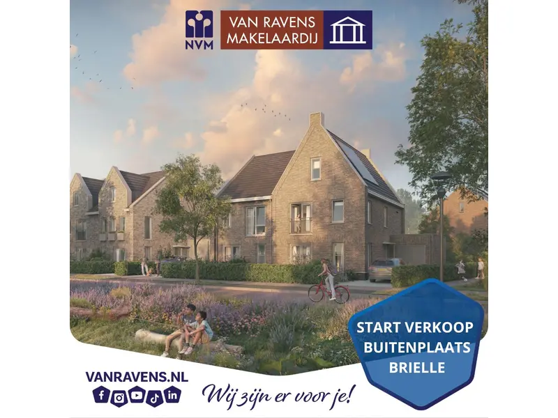 Verkoopdatum fase 1 bekend Buitenplaats Brielle!