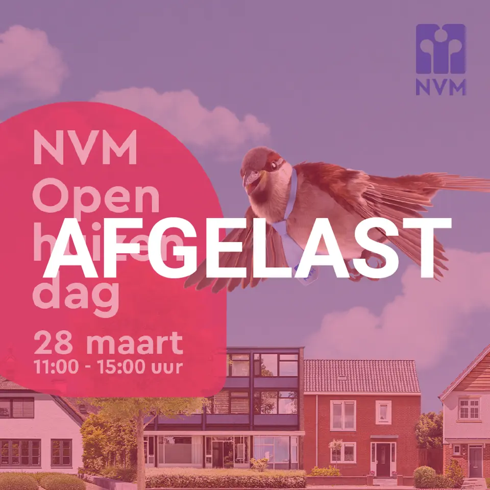 NVM Open Huizen Dag geannuleerd