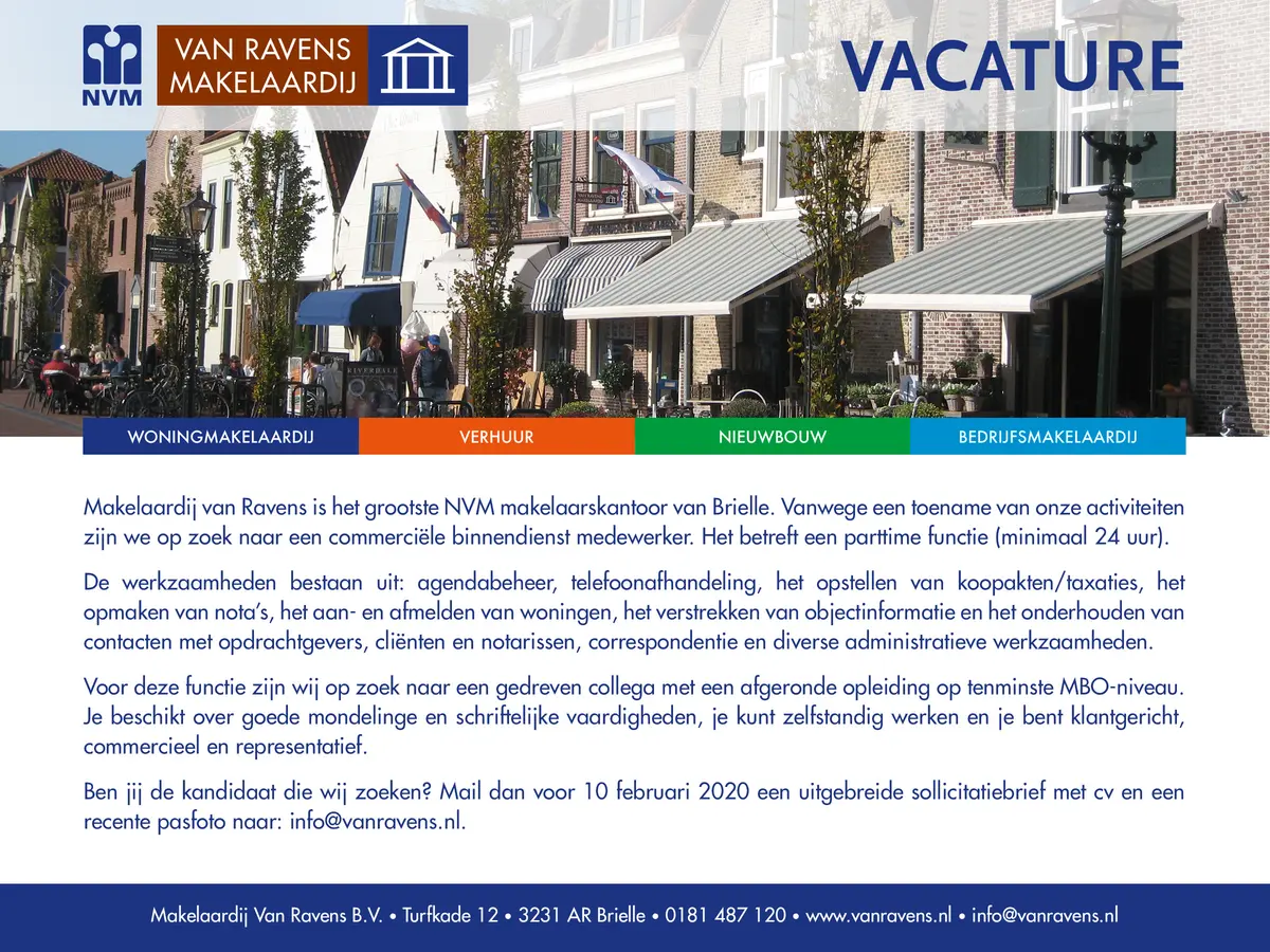 Vacature! Kom jij bij ons werken?
