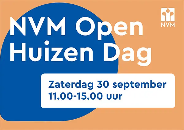 De NVM Open Huizen Dag van zaterdag 30 september 2023 staat weer voor de deur!