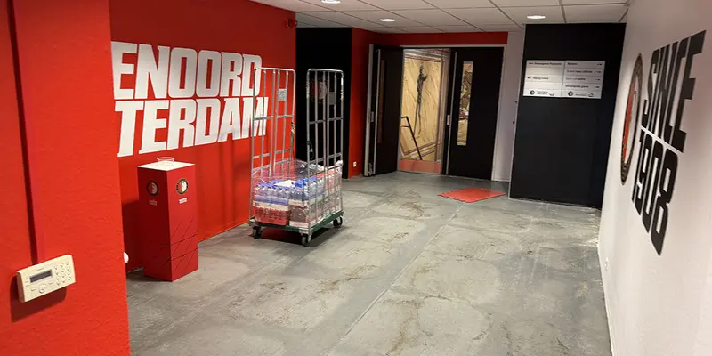 Kleedkamer gebied Feyenoord