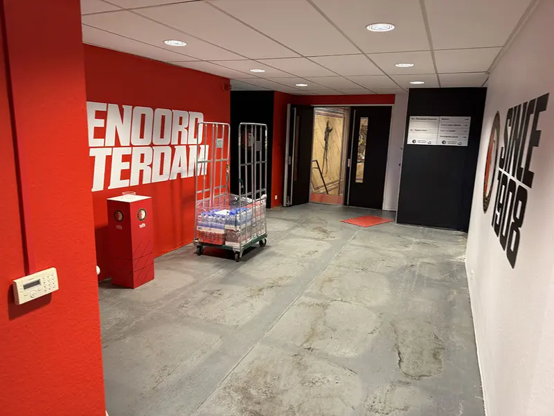 Kleedkamer gebied Feyenoord
