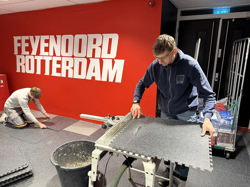 Kleedkamer gebied Feyenoord
