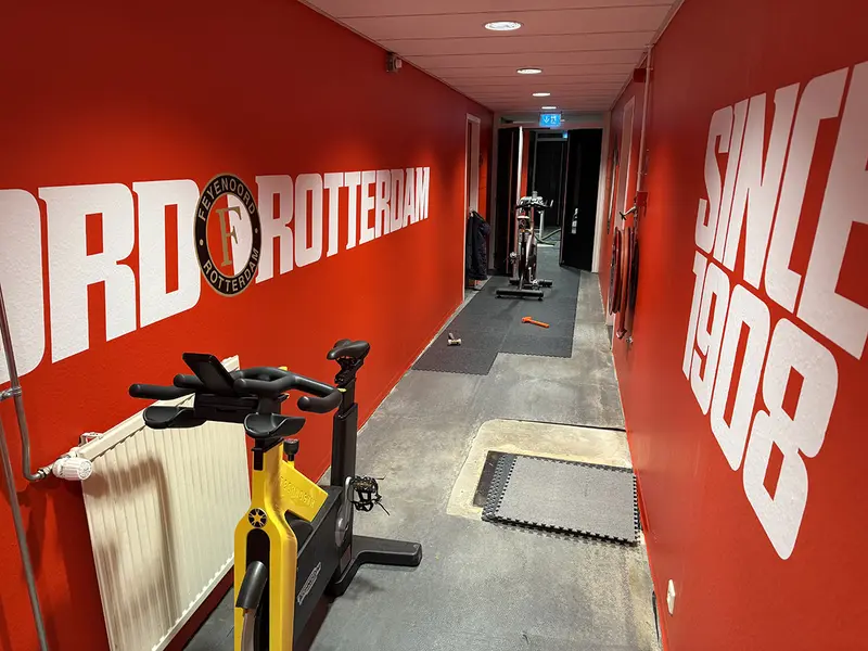 Kleedkamer gebied Feyenoord