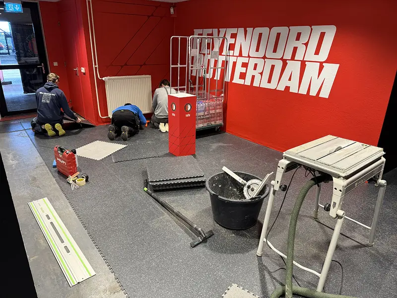 Kleedkamer gebied Feyenoord