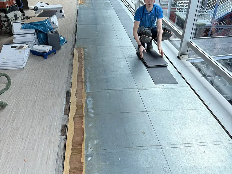 Tapijt vervangen door PVC visgraat