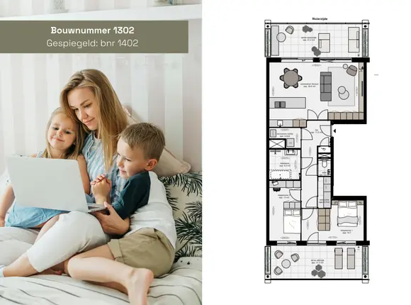 Appartementen, bouwnummer 1402 