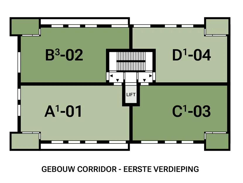CORRIDOR, bouwnummer 01 , ZWIJNDRECHT