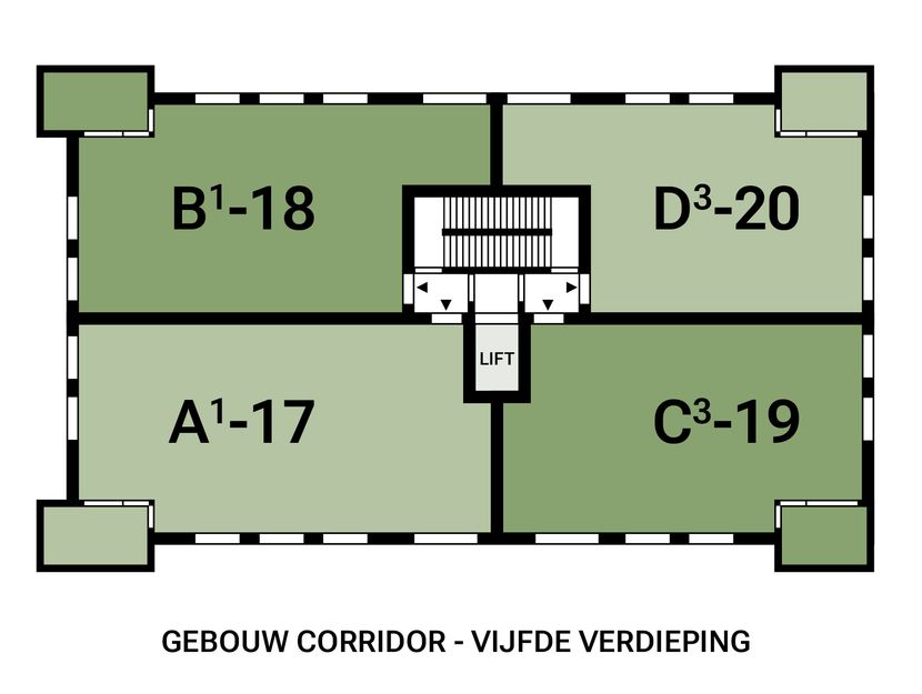 CORRIDOR, bouwnummer A.18 , ZWIJNDRECHT