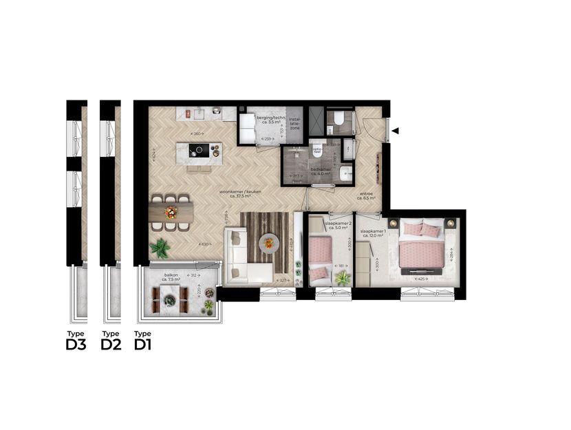 CORRIDOR, bouwnummer A.08 , ZWIJNDRECHT