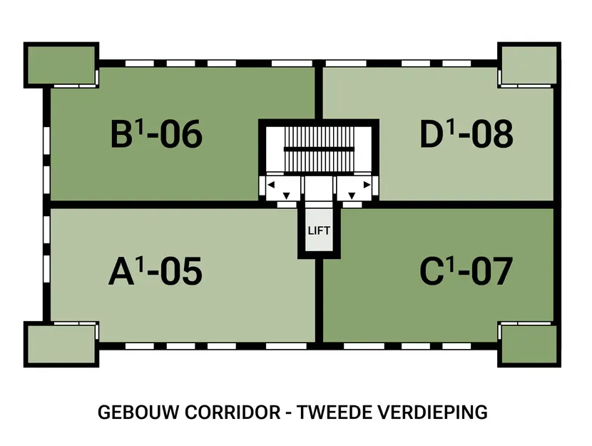 CORRIDOR, bouwnummer 08 , ZWIJNDRECHT