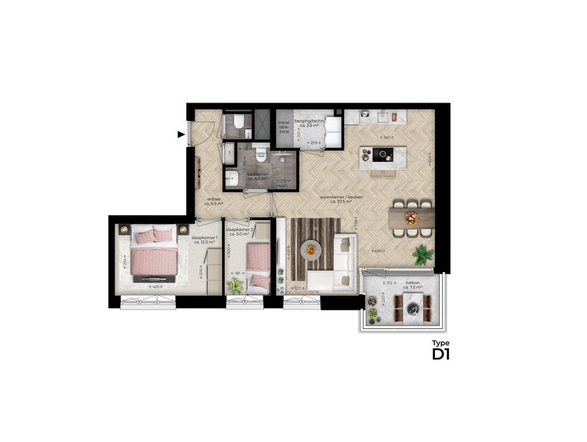 ARCADE, bouwnummer B.24 , ZWIJNDRECHT