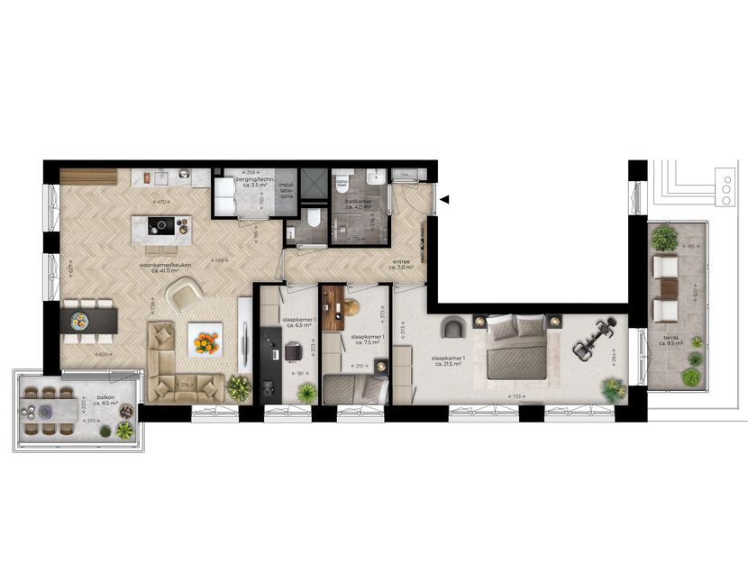 ARCADE, bouwnummer B.41 , ZWIJNDRECHT