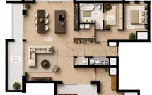 Penthouse type E, bouwnummer 19 , Nieuwegein