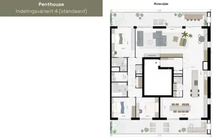 Royale Appartementen, bouwnummer 18 , HENDRIK-IDO-AMBACHT