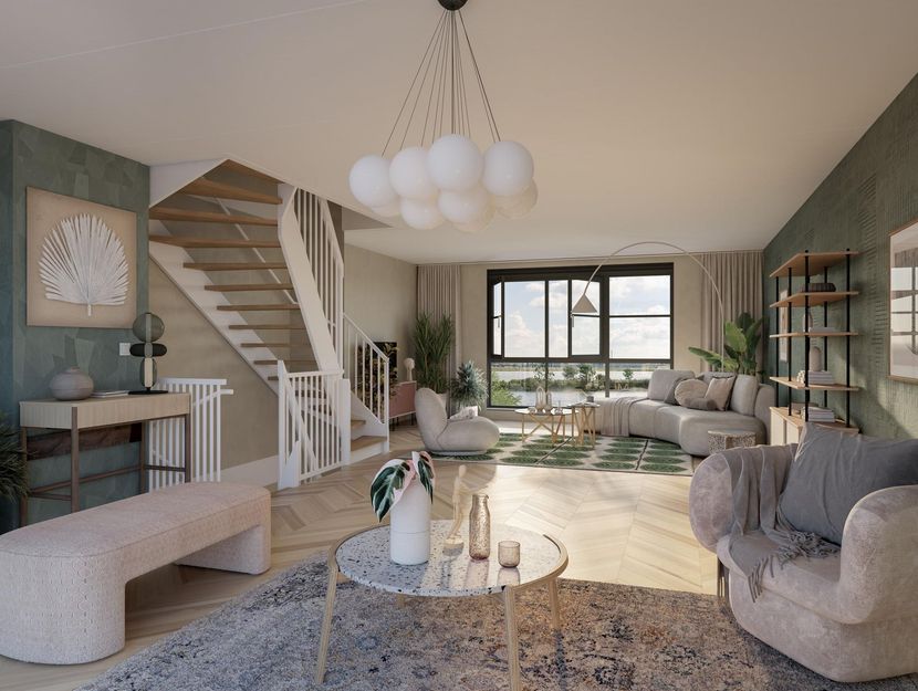 Waterwoning 4-laags, bouwnummer 25 , HENDRIK-IDO-AMBACHT