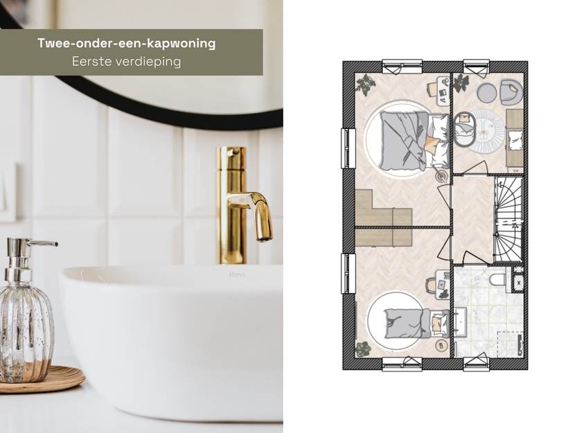 Dijkwoning 2-onder-1-kap, bouwnummer 32 , HENDRIK-IDO-AMBACHT