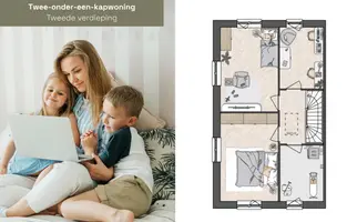 Dijkwoning 2-onder-1-kap, bouwnummer 32 , HENDRIK-IDO-AMBACHT