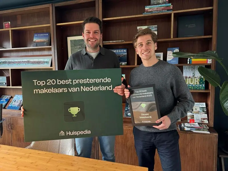Onze makelaars in de Top 20 best presterende makelaars van Nederland