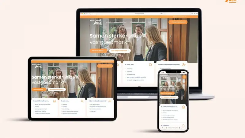 Nieuwe website van Vastgoed Nederland