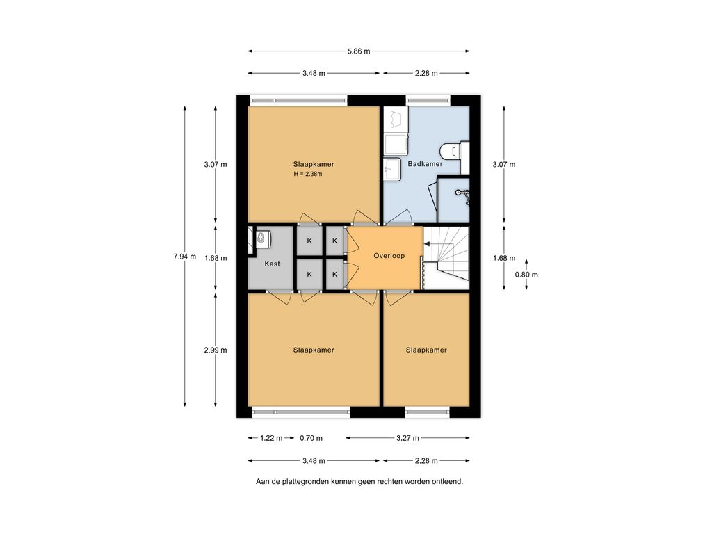 Eerste verdieping 2D