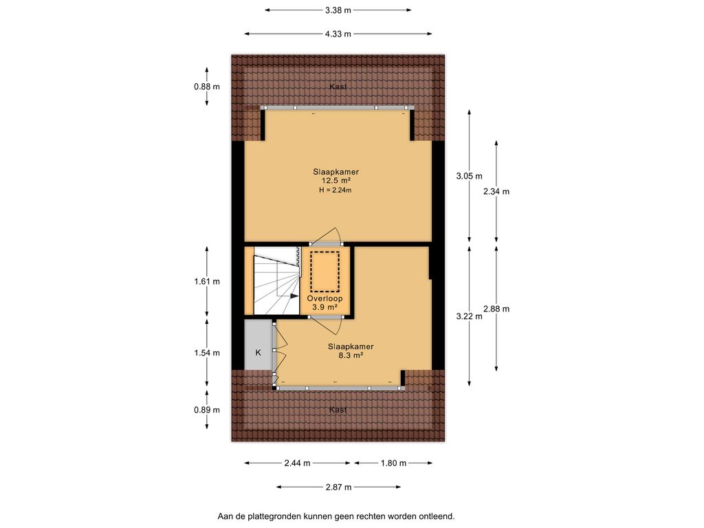 Tweede verdieping 2D