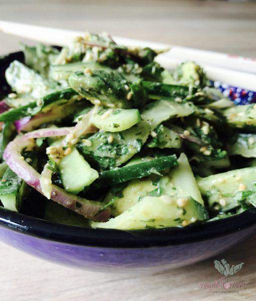 Japanse Komkommer Salade