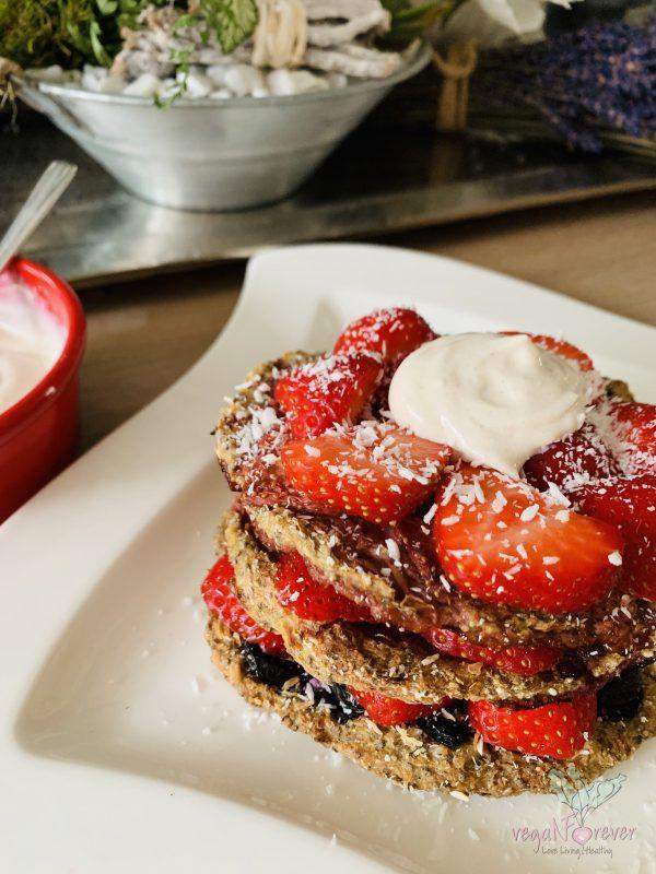 Bloemkool-Pancake met Vruchten