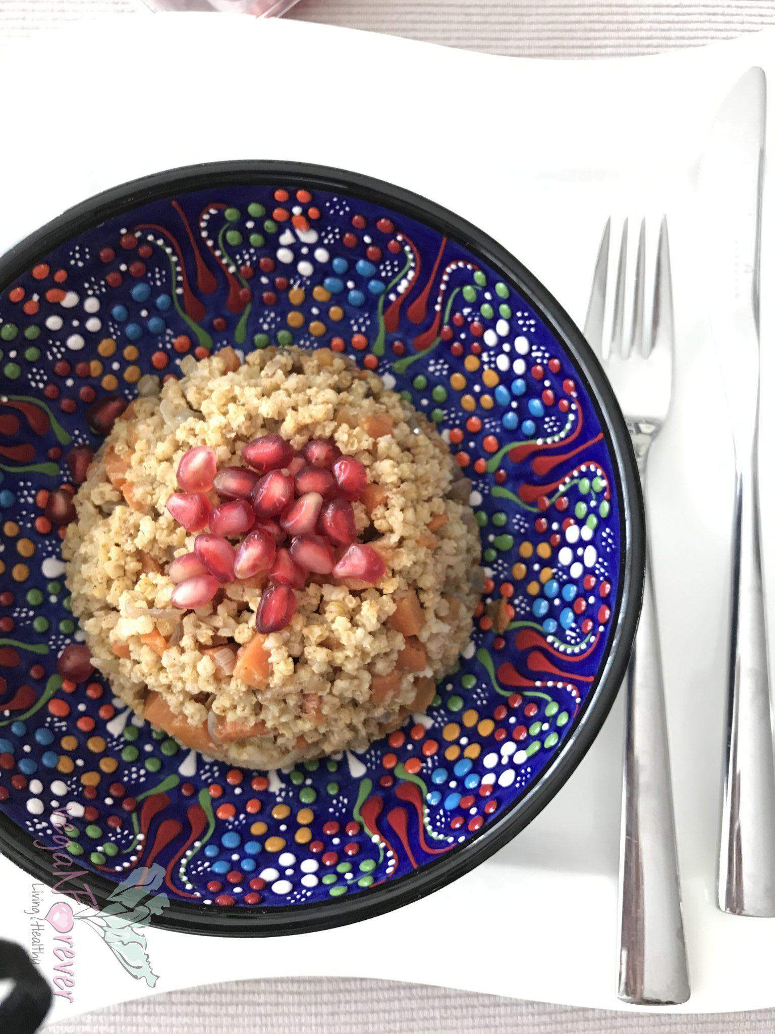 Wortel-Gierst-Risotto Orientalisch