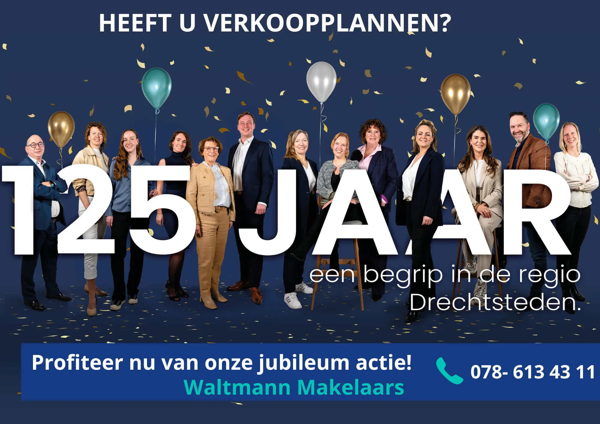 125 jaar waltmann makelaars groepsfoto