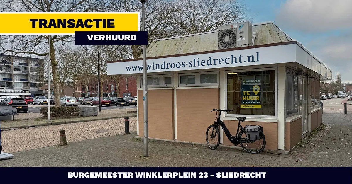 VERHUURD: Burgemeester Winklerplein 23 - Sliedrecht