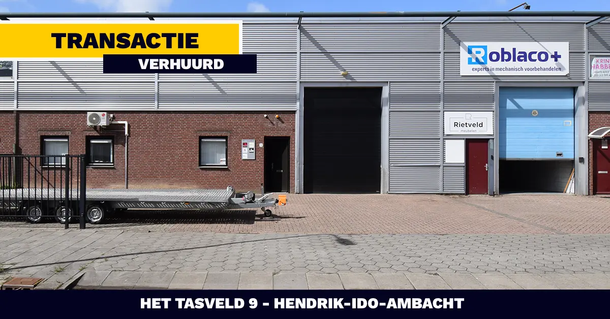 VERHUURD: Het Tasveld 9 - Hendrik Ido Ambacht