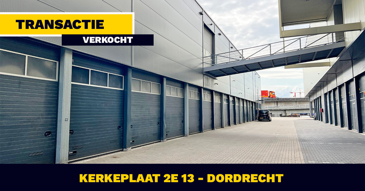 VERKOCHT: Kerkeplaat 2E 13 - Dordrecht
