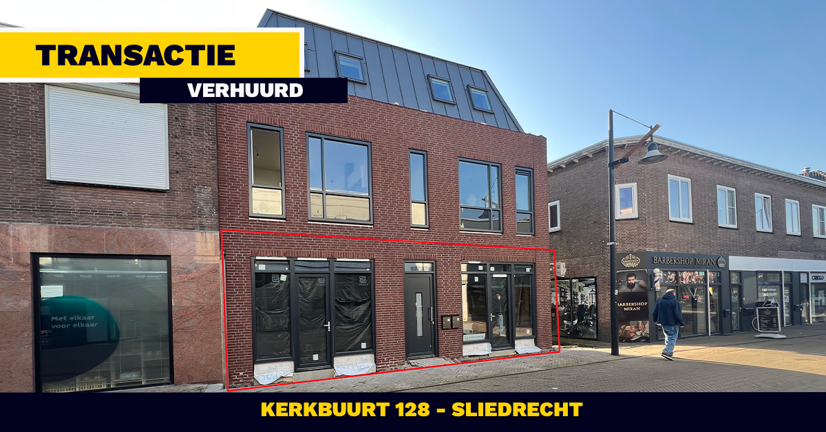VERHUURD: Kerkbuurt 128 - Sliedrecht