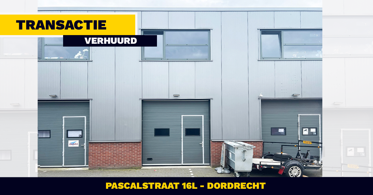 VERHUURD: Pascalstraat 16L - Dordrecht