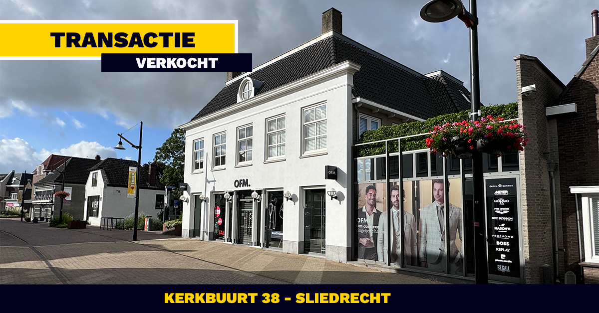 VERKOCHT: Kerkbuurt 38 - Sliedrecht