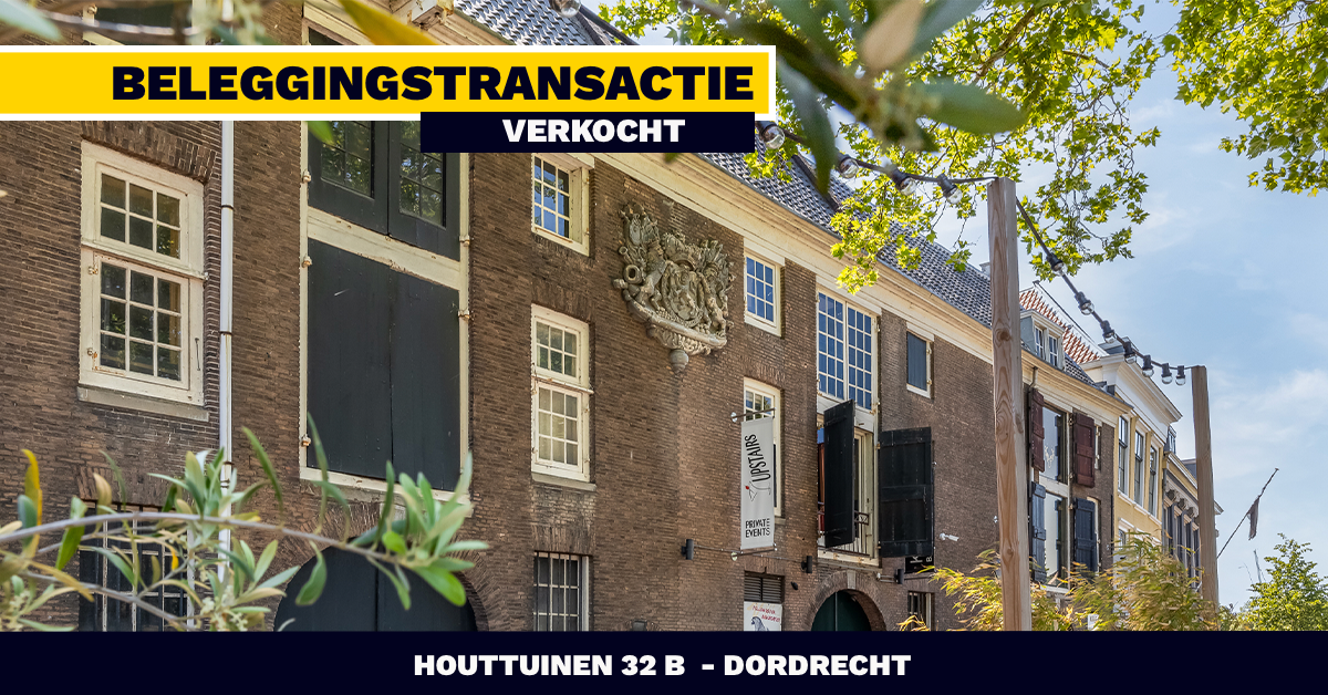 VERKOCHT: Houttuinen 32B - Dordrecht