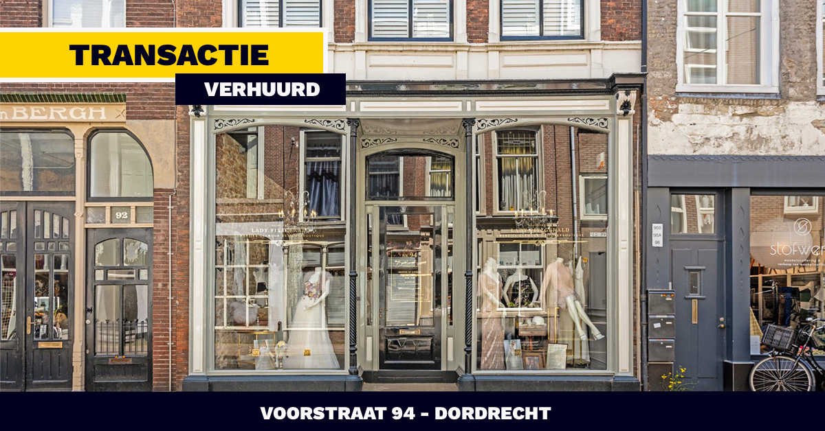 VERHUURD: Voorstraat 94 - Dordrecht