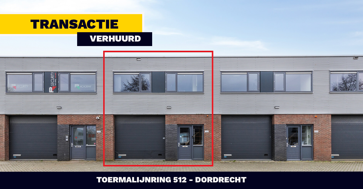 VERHUURD: Toermalijnring 512 - Dordrecht