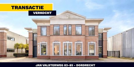 VERKOCHT: Jan Valsterweg 83/85 - Dordrecht